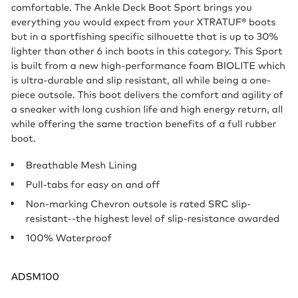 MEN’S XTRATUf ANKLE DECK BOOTS